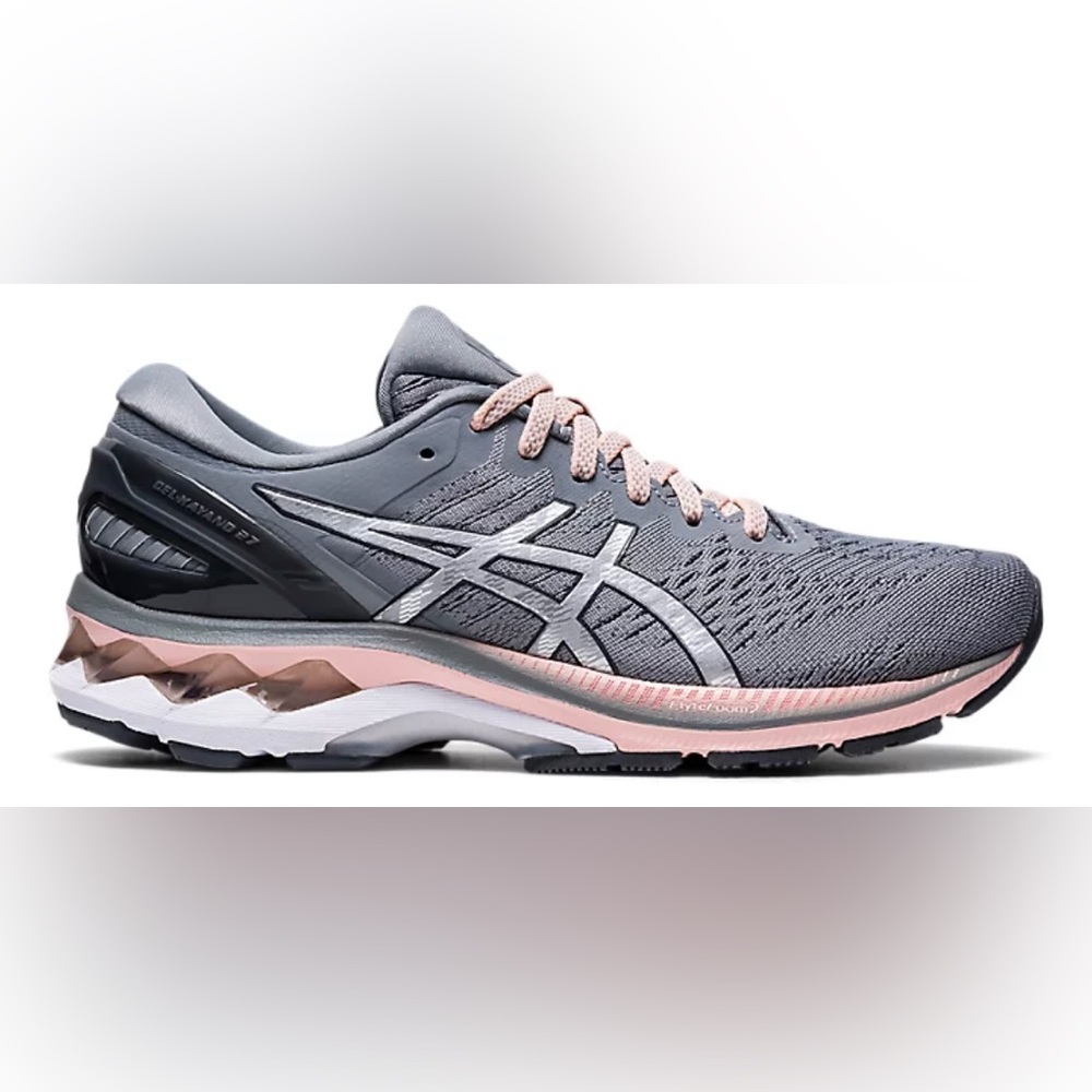 Brand New with tags GEL-Kayano 27 Sheet Rock Pure Silver Blush Pink